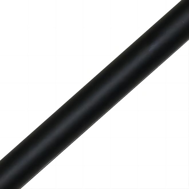 12-In Matte Black Steel Downrod for Lighting