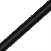 18-In Black Matte Steel Downrod for Lighting