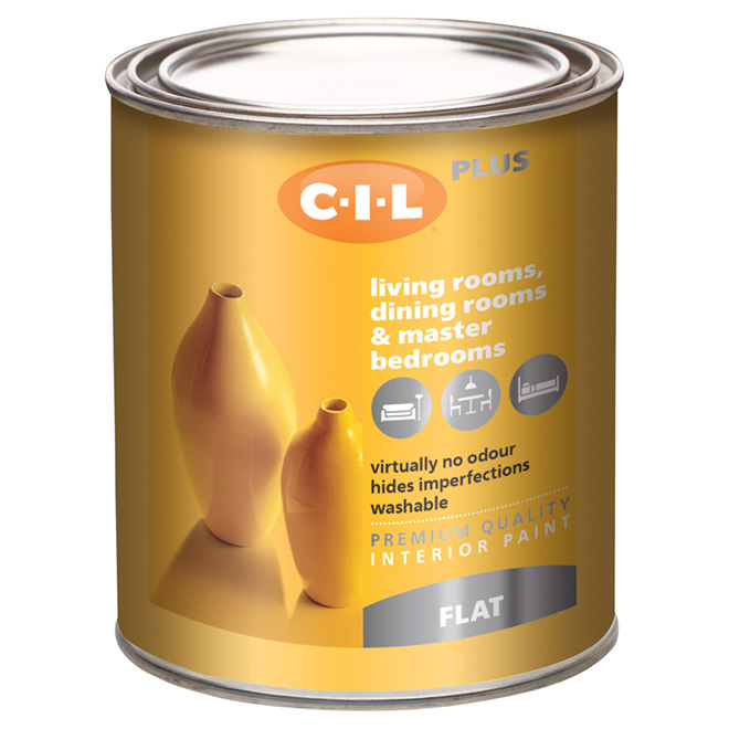 CIL CIL PlusLatex SelfPriming Interior Paint Base Matte Finish