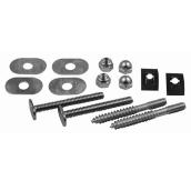 Ensemble de boulons de cuvette de toilette, 1/4'' x 2 1/4''