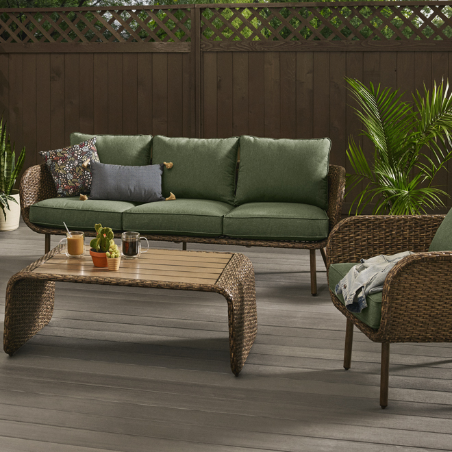 Landon & Co. 12 x 20-in Dotted Outdoor Polyester Cushion