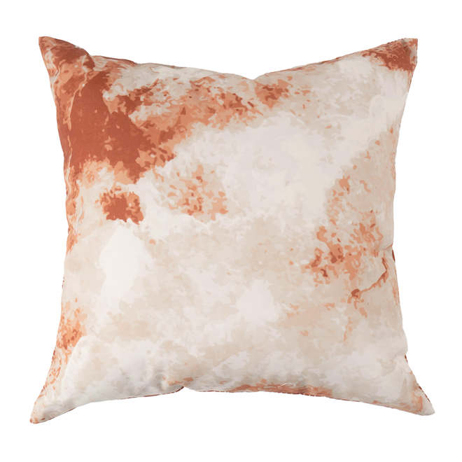 Landon & Co. Throw Cushion 16 x 16-in for Outdoors - Leaf Print