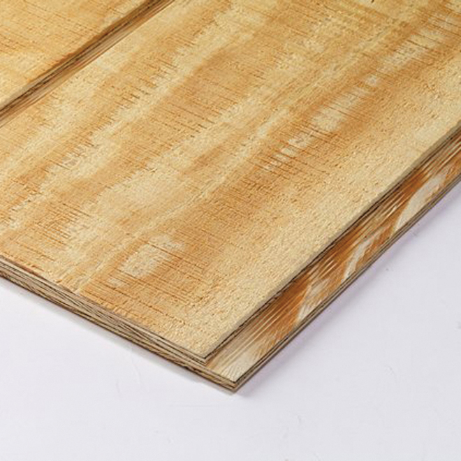 Plytanium 48-in x 96-in T1-11 Natural/Rough Sawn Syp Plywood Panel