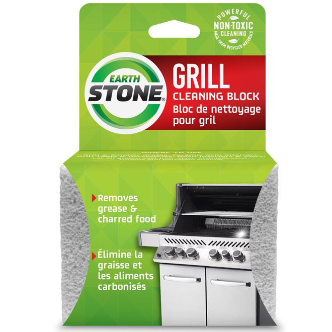 Bloc de nettoyage pour grill par Earthstone, 6 po