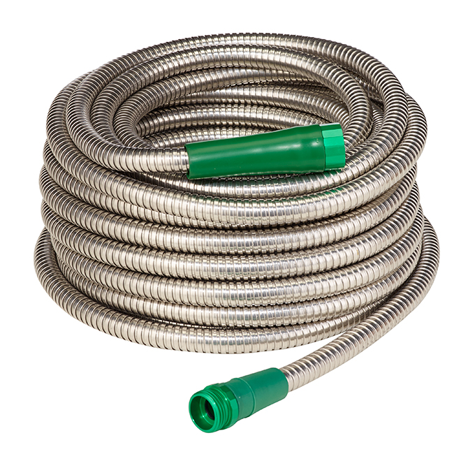Steelite Hose Heavy Duty Garden Hose - Stainless Steel - 50’ 9474 Steelite Hose Heavy Duty Garden Hose - Stainless Steel - 50’ 9474