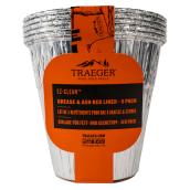 Traeger EZ-Clean Grease and Ash Keg Liners - Pack of 5