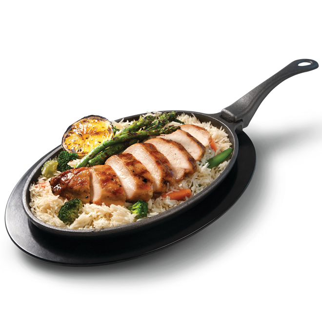 Napoleon Cast Iron Skillet - Black - 11.4-in to 17.3-in