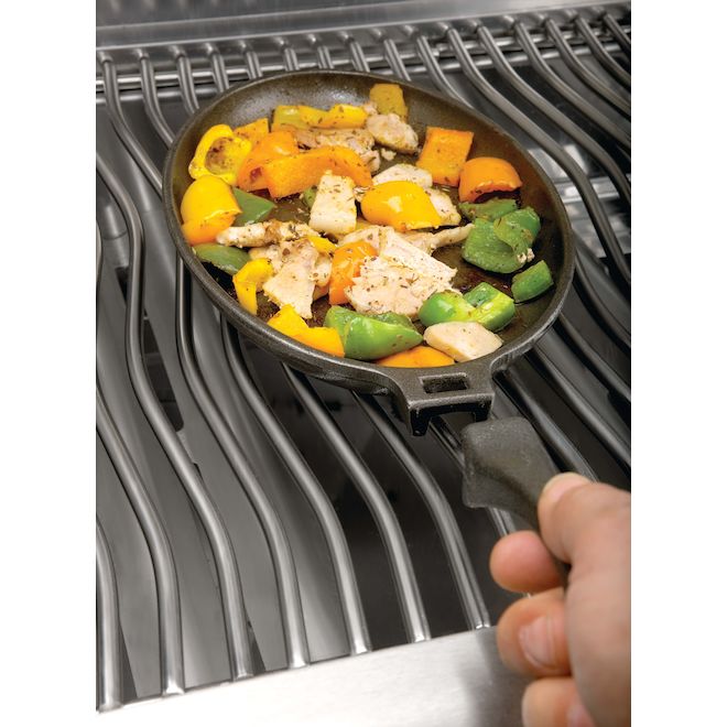 Napoleon Cast Iron Skillet - Black - 11.4-in to 17.3-in