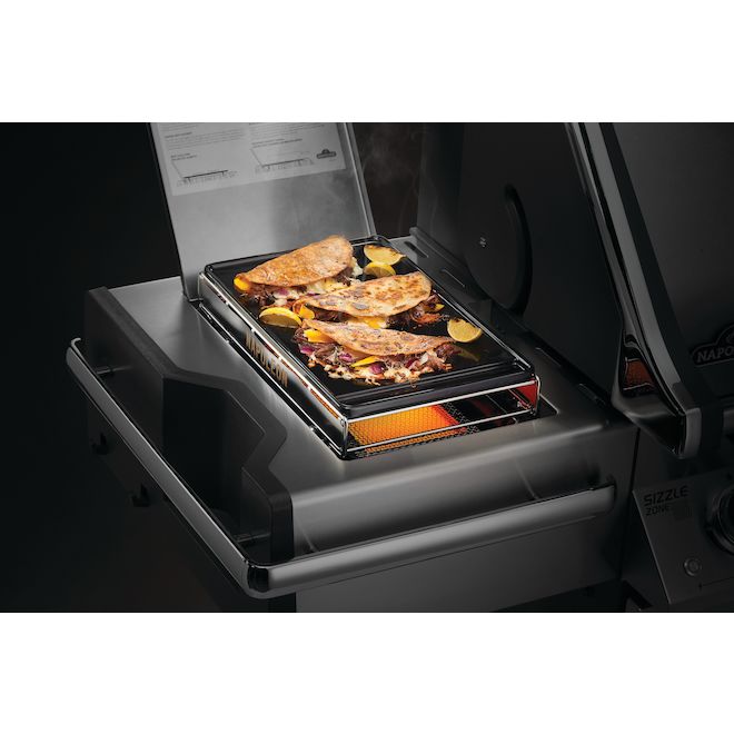 Napoleon Cast Iron Griddle - 9.7 x 13.9-in - Large