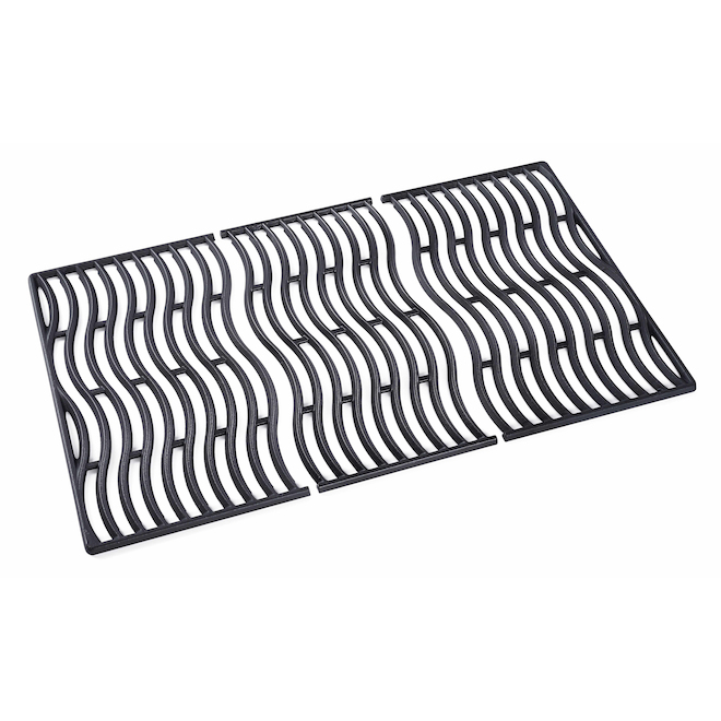 Napoleon WAVE Cooking Grates for Rogue BBQs 10.2 x 18.2-in in Porcelained Cast-Iron - Set of 3