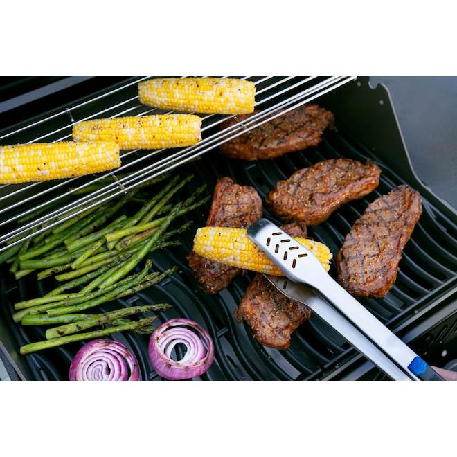 Napoleon WAVE Cooking Grates for Rogue BBQs 10.2 x 18.2-in in Porcelained Cast-Iron - Set of 3