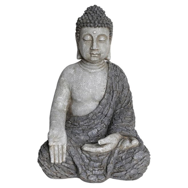 Buddha Garden Statue - 19 1/4 - Stone AG59668 Buddha Garden Statue - 19 1/4 - Stone AG59668