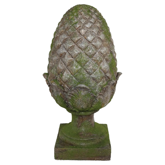 Garden Statue - Moscot Pineapple - 14 - Stone/Moss MGO1979 Garden Statue - Moscot Pineapple - 14 - Stone/Moss MGO1979