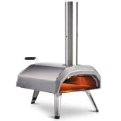OONI Karu 12 Multi Fuel Outdoor Pizza Oven - Stainless Steel - 15.75-in x 26.6-in