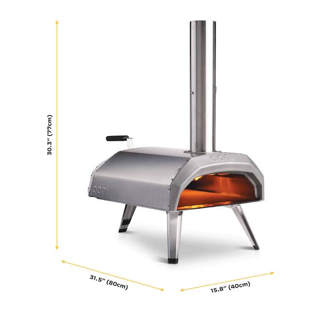 Four à pizza portable Karu 12 par Ooni au bois et au charbon de bois