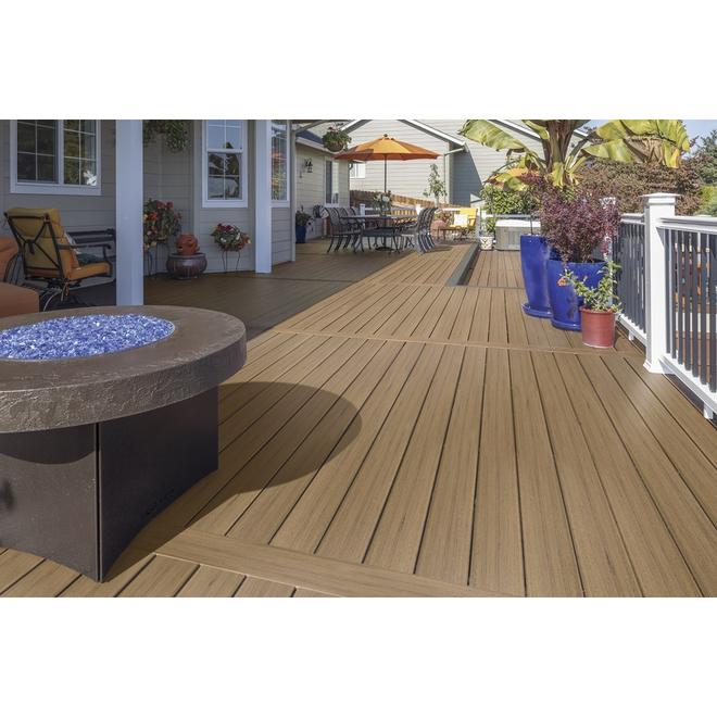 Planche de terrasse TimberTech composite Coconut Husk 16 pi