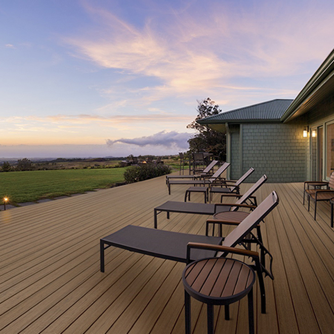 Planche de terrasse rainurée TimberTech Coconut Husk 16 pi