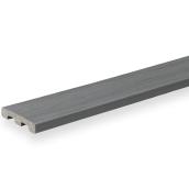 Planche de terrasse TimberTech composite bord carré 16 pi Sea Salt Grey