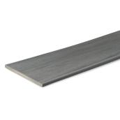 Planche de bordure de terrasse TimberTech composite bord carré Sea Salt Grey 12 pi