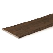 TimberTech Composite Fascia Deck Board - Square Edge - Dark Roast - Reserve Pro Collection
