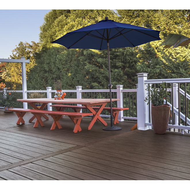 TimberTech 16-ft Dark Roast Composite Grooved Deck Board