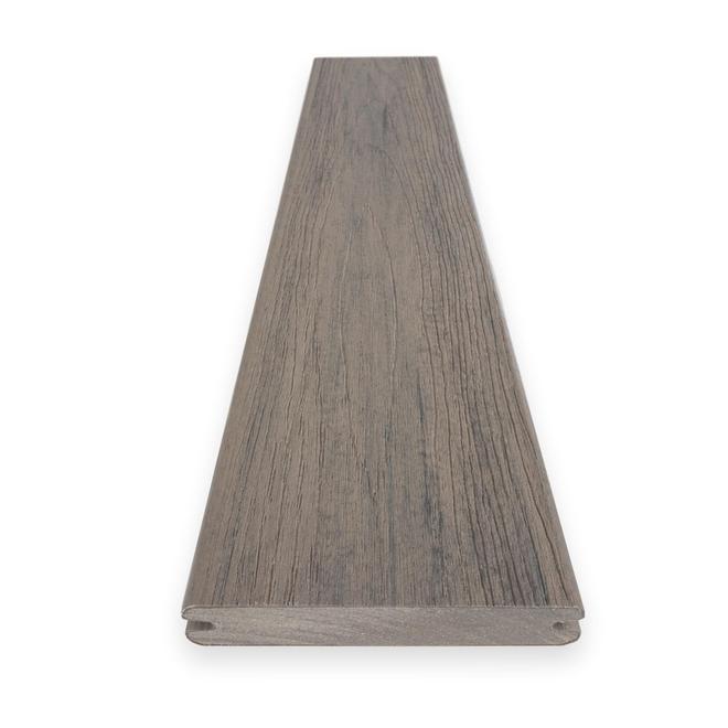 Planche de terrasse rainurée TimberTech composite Driftwood 12 pi