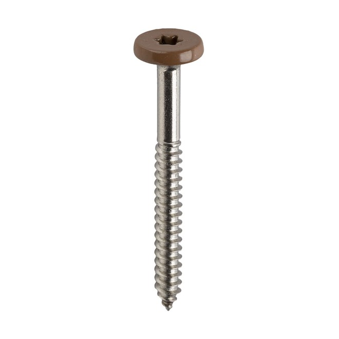 TimberTech Fascia Screws - Torx Head Type - 100-Pack - Teak