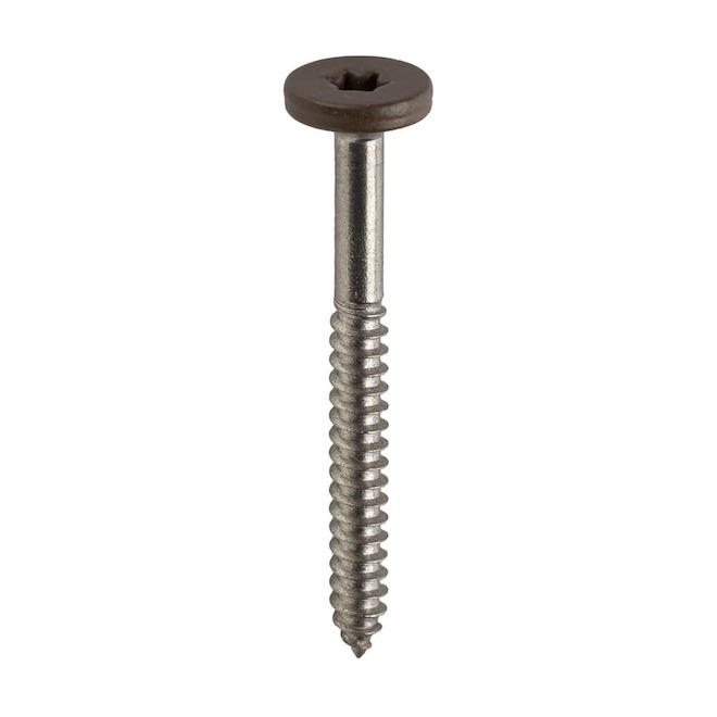 TimberTech Fascia Screws - 100-Pack - Walnut - Stainless Steel