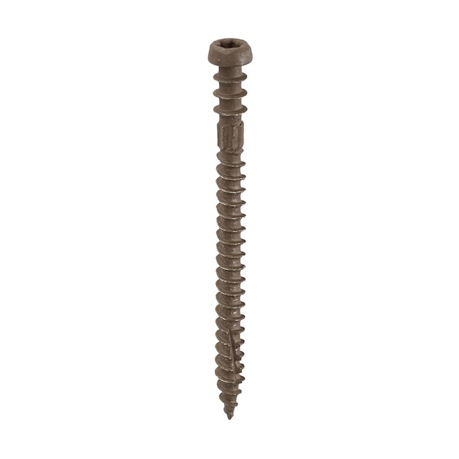 Fastener TOPLoc - 100 sq.ft. - 350/Pack - 2 1/2-in - Walnut