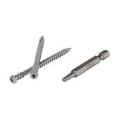 TimberTech TopLoc 2 1/2-in Deck Screws - Stainless Steel - Light Grey - 350-Pack - 100-sq. ft.