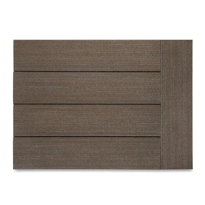 Timbertech Prime+ Brown Composite Wood Fascia Board - 1/2 x 12 x 12-in