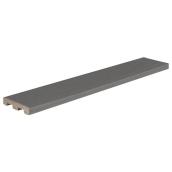 Timbertech Prime Solid Maritime Grey Composite Wood Deck Board - 20-ft