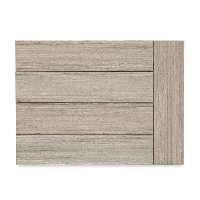 Timbertech Landmark White Oak Grooved PVC Deck Board - 12-ft