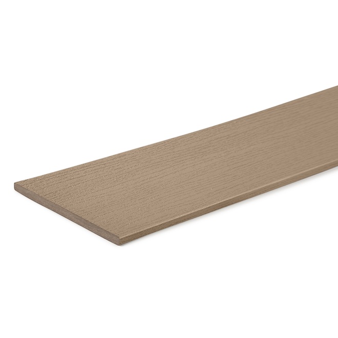 Timbertech Tidal Sand Composite Square Deck Board - 5/4-in x 6-in x 12-ft