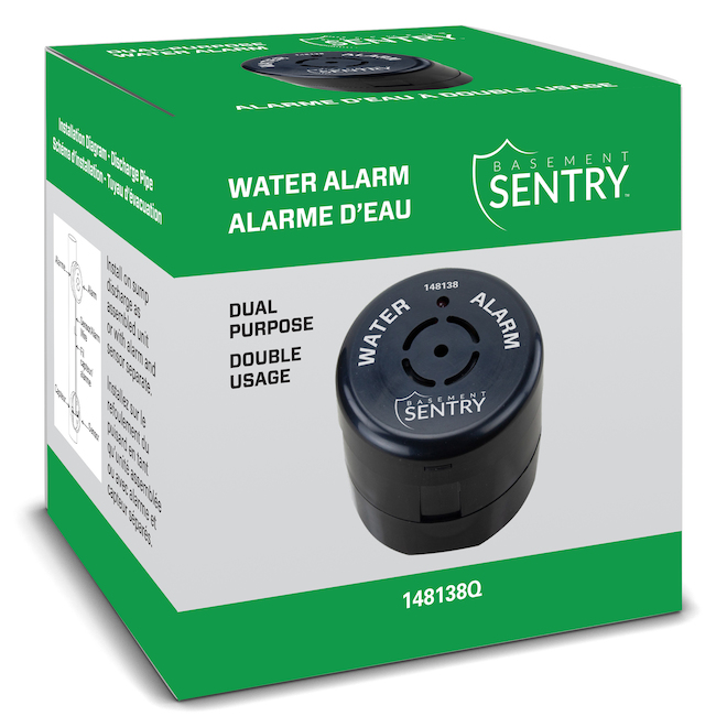 Basement Sentry 1-Pack Thermoplastic Water Alarm