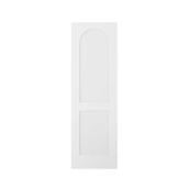 Mencraft Indoor Slab Door Composite 2-Panel White 80-in x 30-in