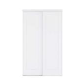 Porte coulissante blanche Landon & Co. 48 l. x 80,5 po h. avec 1 panneau