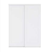 Porte coulissante blanche Landon & Co. 60 l. x 80,5 po h. avec 1 panneau