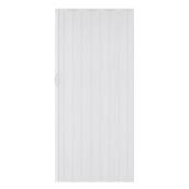 Landon & Co. Flexi Accordion Folding Door in White PVC - 48 x 80-in