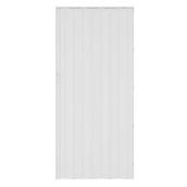 Porte pliante en accordéon Zenith Landon & Co. en pvc blanc, 36 x 80 po