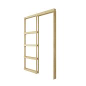 Bâti de porte escamotable Landon & Co. préassemblé en contreplaqué, 30 x 84,5 po