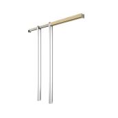 Ensemble de bâti de porte escamotable Landon & Co. 24-36 x 84,5 po