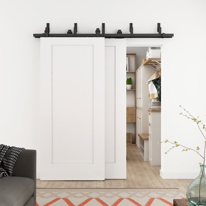 Landon & Co. 1-Panel Primed Barn Door -36 x 84-in