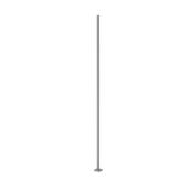 Landon & Co Square Baluster in Grey Steel of 1/2 x 40 1/2-in