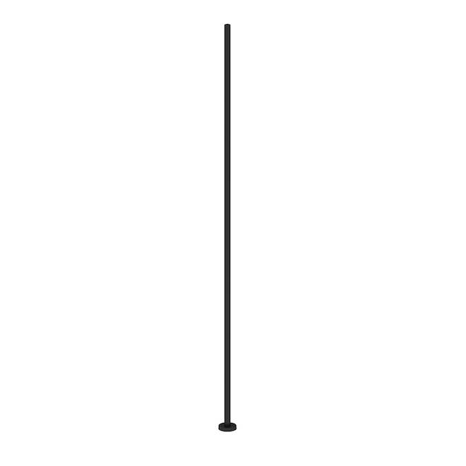 Landon & Co Straight Round Baluster in Black Steel of 5/8 x 40 1/2-in