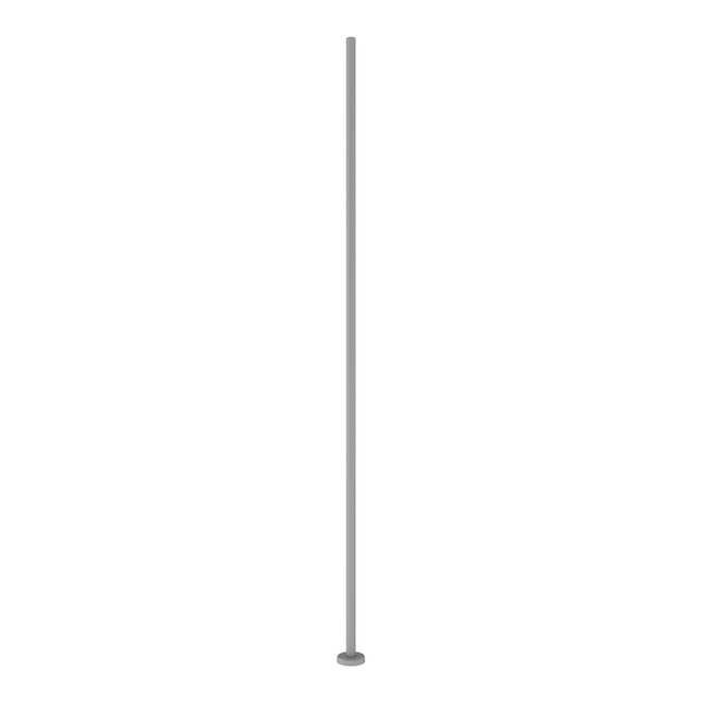 Landon & Co Straight Round Baluster in Grey Steel of 5/8 x 40 1/2-in