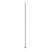 Landon & Co Straight Round Baluster in Grey Steel of 5/8 x 40 1/2-in