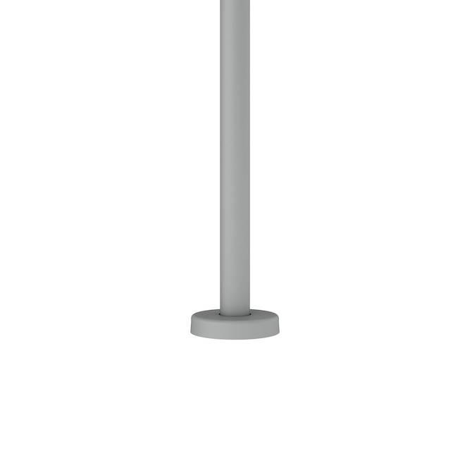 Landon & Co Straight Round Baluster in Grey Steel of 5/8 x 40 1/2-in