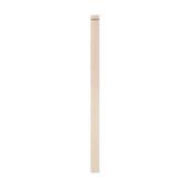 Landon & Co. Groove Half-Newel Post in Natural Oak of 1 1/4 x 2 1/2 x 44-in