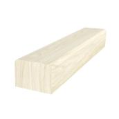 Main courante Groove Landon & Co en peuplier naturel de 2 1/4 x 1 5/8 x 120 po